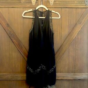 Dolce Vita Black Tiered Halter Cocktail Dress